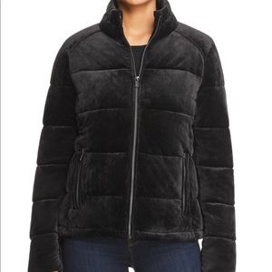 NWT Marc New York Black Velvet Puffer